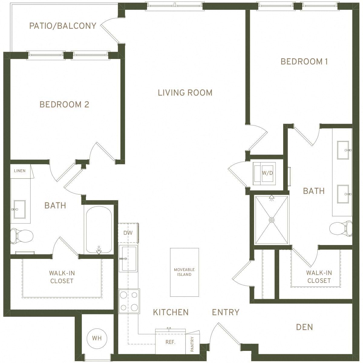 Floor plan layout diagram for B5
